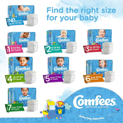 Baby Diapers for Newborns, 42 Count, Size N...