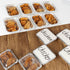 50 Pack Small 8 OZ/230ML Capacity Disposable Takeout Foil Pans with Clear Plastic Lids - Aluminum Foil Food Containers with Strong Seal for Cateri...