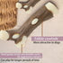 Dog Bones Chew Toys for Aggressive Chewers, 2 Pack Real Beef Flavor,Indestructible Dog Teething Chew Toys for Large/Medium/Small Puppies Breed,Tou...
