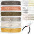 selizo Chains for Jewelry Making, 60ft Jewelry Making Chains for Necklace with Pliers, Open Jump Rings and Lobster Clasps for Making Jewelry DIY N...