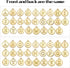 Aylifu 104 pcs A-Z Letter Charms Round Alphabet Charms Pendants for Necklace Bracelet Jewelry Craft DIY,Gold & Silver...