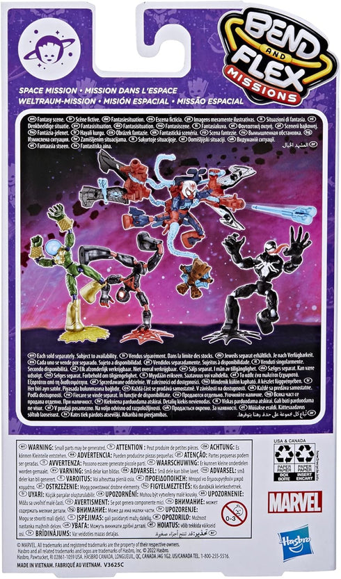 Spider-Man Marvel Bend and Flex Missions Miles Morales Space Mission Action Figure, 6-Inch-Scale Bendable Toy, Toys for Kids Ages 4 and Up...