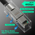 VCELINK RJ45 Connectors Tool Free Cat 8, Shielded RJ45 Modular Plugs 40 Gbps 2000MHz PoE++, Reusable Easy CAT 8 Termination for 23 AWG-22 AWG LAN ...