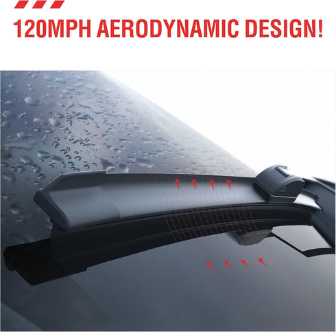 OEM Quality Performance Premium 22 wiper blades 2 pack,All-Season Auto Replacement Windshield Wiper Blades,Fit Chevrolet Impala 2013-2006 GMC Yuko...