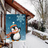 Winter Penguins Garden Flag Welcome Christmas Snowflakes Scarfs Yard Flags 12x18 Inch Double Sided Burlap Xmas Banner for Winter Holiday Christmas...