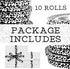 10 Yards x 10 Rolls Cow Print Ribbons – 10PCS Cow Print Ribbons 10 Yards Each Curling Ribbon Cow Ribbon for Children's Party Western Cowboy Theme ...