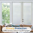 rabbitgoo Window Privacy Film, Frosted Glass Privacy Film, Window Frosting Cling for Glass, Non Adhesive Static Cling Front Door Covring, Anti-UV ...