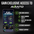 AVANTO LED Reflective Sash, Original, USB-C, Reflective Vest for Walking, Led Belt for Dog Walking, Reflective Vest for Walking, Wearable Led Ligh...
