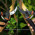 Garden Pruning Shears - Handheld Sharp Garden Scissors, Pruners for Gardening, Flower & Plant Trimming, High Carbon Steel Garden Clippers - Ergono...