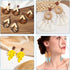 Wood Earring Posts for Jewelry Making,70Pcs Wood Studs for Earring Making Wooden Stud Earrings Posts with Loop Earring Findings Earring Pin Studs ...