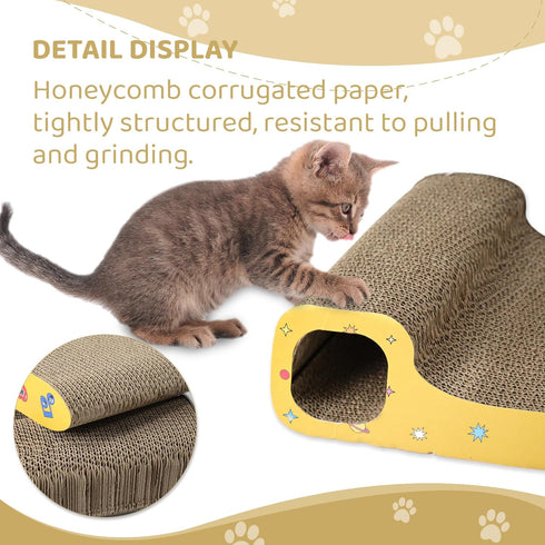 jovani Cat Scratching Board,3-in-1 Cardboard Cat Scratcher for Indoor Cats - Durable Cat Scratch Pad for Indoor Kitten to Protect The Furniture...