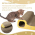 jovani Cat Scratching Board,3-in-1 Cardboard Cat Scratcher for Indoor Cats - Durable Cat Scratch Pad for Indoor Kitten to Protect The Furniture...