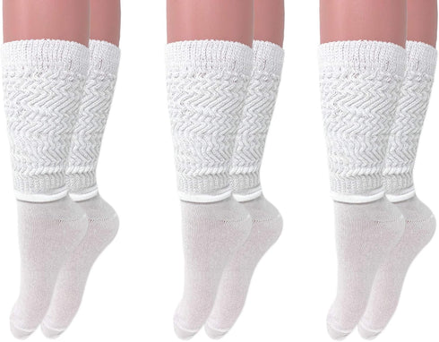 AWS/American Made Lightweight Slouch Socks 3 PAIRS Shoe Size 5-10...