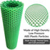 Upgraded Plastic Chicken Wire Fence Mesh - 15.7IN x 10FT- Black/Green/White Colors - Hexagonal Fencing for Gardening - Poultry Netting, Floral Net...