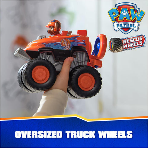 Paw Patrol: Rescue Wheels Zuma’s Hovercraft, Toy Truck with Projectile Launcher and Collectible Action Figure, Kids Toys for Boys & Girls Ages 3+...