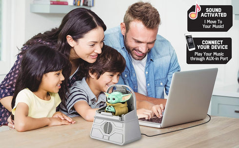 STAR WARS Official The Mandalorian The Child Dancing Bluetooth Speaker - 24 cm...