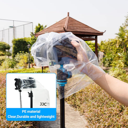 2 Pack Camera Lens Rain Cover Raincoat Clear Sleeve Protector for Sony A7R V A7 IV A7S III II A6700 A6600 A6500 A6400 A6300 A6100 A6000 A7C Nikon ...