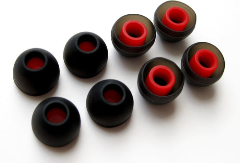 8 Medium (M) Ergonomic Replacement Set Earbuds Eartips Compatible with Sennheiser IE Series, CX Series, CXC Series, CXL Series, OCX Series, and MM...