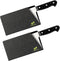 EVERPRIDE Butcher Chef Knife Edge Guards (2-Piece Set) Wide Knives Blade Edge Protectors - Meat Cleaver Knife Sheath Set - BPA-Free Chef Knife Cov...