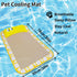 Dog Cooling Mat, 30"x20" Pets Cooling Rattan Pad for Dog and Cat with Pillow, Sleeping Pad & Cool Bed Mat use in Crate, Kennel, Bed, Sofa, Durable...