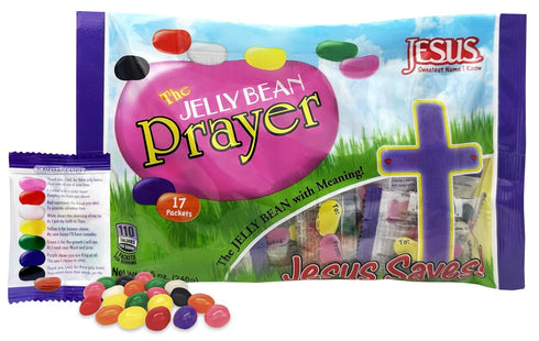 Scripture Candy, The Jelly Bean Prayer Spring Themed Bag, 17 Count (Net wt. 8.5oz (240g)...