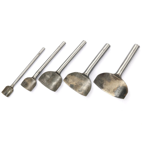 Yaetek 5 Sizes DIY Leather Craft Arc-Shaped Punch Cutter Tools 10mm, 20mm, 30mm, 40mm, 50mm Belt Strap Wallet Bag End...