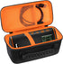 Hard Travel Case for New Bushnell Golf Wingman View Golf GPS Speaker, Protective Pouch Carrying Bag with Mesh Pocket for Remote Control USB Chargi...