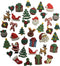 Buttons Galore Christmas Super Value Pack Craft Buttons, Red 50 Pack...