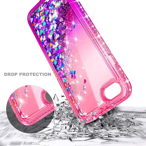 NGB Compatible for iPhone 6 6S 7 8 Case, iPhone SE 3 2022/iPhone SE 2 2020 Case with Tempered Glass Screen Protector, Ring Holder, Girls Women Kid...