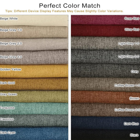 ILOFRI Linen Fabric Patches Tape Self Adhesive 16x60 inch, Durable Fabric Couch Repair Kits for Upholstery, Furniture, Sofa, Car Seats, Office Cha...