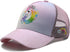 Cute Unicorn Hat for Girls Adjustable Mesh Trucker Cap for Kids 3-10 Ages Pink...