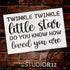 Twinkle Twinkle Little Star - How Loved Stencil by StudioR12 | Song Lyrics |Craft DIY Kids Room, Nursery Decor | Paint Wood Signs | Select Size (1...
