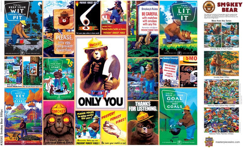 MasterPieces 550 Piece Jigsaw Puzzle for Adults, Family, Or Youth - Smokey Bear - 18"x24"...