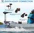 MICTUNING Trolling Motor Plug and Receptacle 12V Quick Connect Socket Compatible With Minn Kota Marine Boat Kayak, 2 Wire 8 Gauge Male Female Trol...