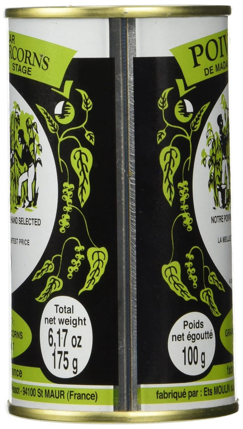 Madagascar Green Peppercorns in brine 3.52 oz,100g ,1 PACK...