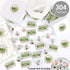 Big Dot of Happiness Woodland Creatures - Mini Candy Bar Wrappers, Round and Circle - Baby Shower or Birthday Party Favor Sticker Kit - 304 Pieces...