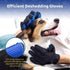 Abudbes 2024 Upgrade Pet Grooming Gloves for Gentle Shedding Dog Washing Gloves Efficient Pets Hair Remove Cat Gloves for Grooming Dog Bathing Glo...