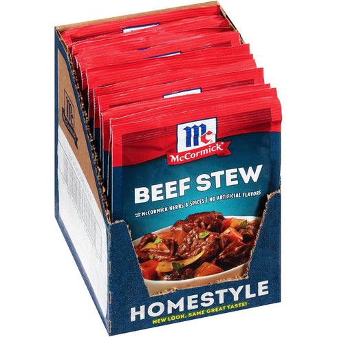 McCormick Beef Stew Seasoning Mix, 1.5 oz (Pack of 12)...