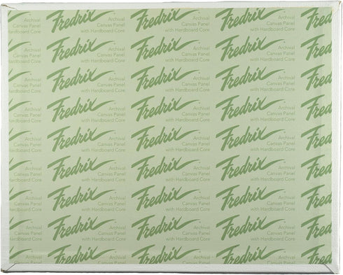 Fredrix PRO Series Archival Linen Canvas Board, 8" x 10", White...