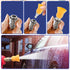 RIDGE WASHER Pressure Washer Nozzle Guard, Power Washer Nozzle Tips with Protector Holder, 5 Pressure Washing Tips with 1/4" Quick Connect, Orific...