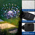 2 Pack 175 LED Solar Firework Lights Outdoor, 4th of July Decorations Solar Garden Lights Waterproof with 2 Modes Twinkling Lights, Solar Starburs...