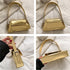 Women Small Shoulder Bag Cute Hobo Tote Handbag Evening Clutch Bag Y2k Sparkly Silver Purse for Party Prom Wedding...