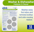Plink Washer and Dishwasher Freshener and Cleaner, 3 Packs of 4, 12 Total Tablets...