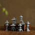Miniature Japanese Lantern Pagoda Figurines Asian Decor Fish Tank Aquarium Ornament Fairy Garden Accessories Zen Terrarium Bonsai Decorations (6 S...