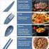 Reusable Utensils Set with Case, 4 Sets Large Plastic Travel Cutlery Set with Chopsticks, Portable Fork Spoons Knife Set Lunch Box Utensil Set for...