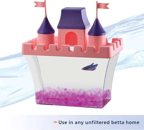 Aqueon Pure Betta Beads, Pink...