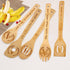 5PCS Initial Wooden Cooking Spoons Initial Gifts Kitchen Decor Personalized Customized Monogrammed Birthday Gifts for Women Mother,New Mom,Teacher...