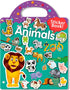 Oomloid Reusable Animal Sticker Book for Kids Toddlers 2-4 Years, Preschool Learning Activities Waterproof Sticker Books for Teens Girls Boys...
