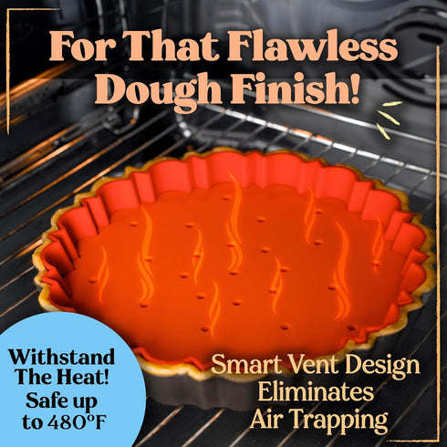 Patz&Patz PressPerfect Silicone Pie Weight – Pie Weights for Blind Baking – for Pies, Tarts, Quiches – Food-Safe, Easy to Clean – Designed Exclusi...