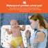 Kisangel Three Travel Diaper Underpads Mats for Pads Mattress Changing Reusable Cotton Infant Mat Change Washable Urinal Gentle Pad Super Incontin...
